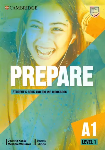 Kosta, Williams - Prepare. 2nd Edition. Level 1. Student's Book with Online Workbook обложка книги