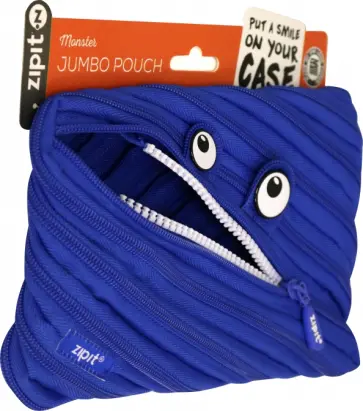 Пенал на 1 молнии, синий "Monster Jumbo" (ZTMJ-AL-2) обложка книги