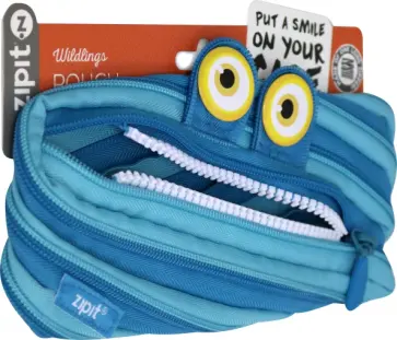 Пенал на 1 молнии, синий "Wildlings" (ZTM-WD-CRE) обложка книги