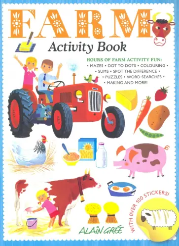 Alain Gree - Farm Activity Book обложка книги