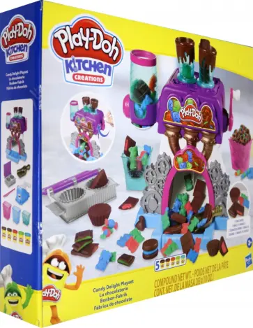 Набор PLAY-DOH "Конфетная фабрика" (E98445L0) обложка книги