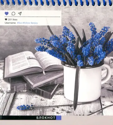 Блокнот на спирали "Яркие детали", 40 листов, А6 (Б40-1773) обложка книги