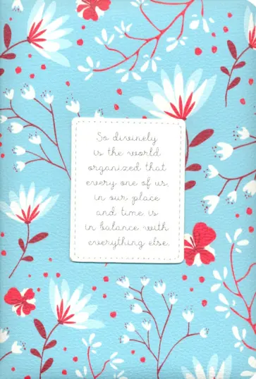 Ежедневник недатированный 160 листов, А5 "Romantic, голубой" (AZ1082/blue) обложка книги