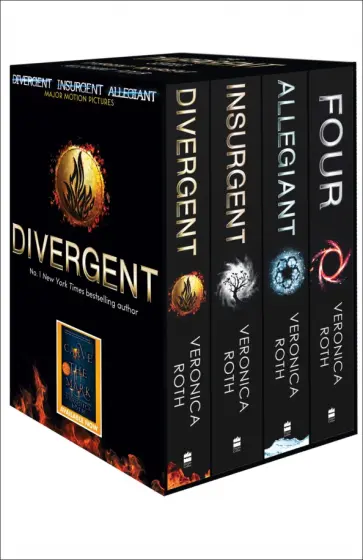 Veronica Roth - Divergent Series Box Set (books 1-4 plus World of Divergent) обложка книги