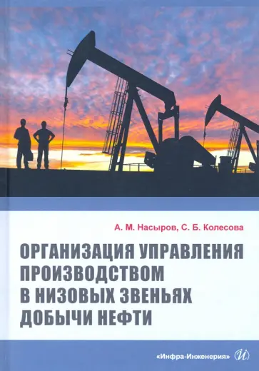 Насыров, Колесова - Организация управления производством в низовых звеньях добычи нефти обложка книги