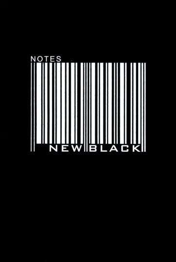 Блокнот (64 листа, А5+), New Black. Дизайн 1 (ББ56483) обложка книги