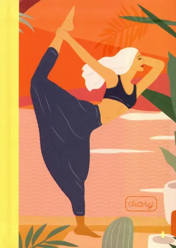 Ежедневник недатированный (112 листов, А6+, интегральный), Yoga time (ЕЖИЛ21611204) обложка книги