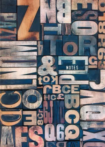 Книга для записей 80 листов, А4 "Letters" (КЗ4803273) обложка книги