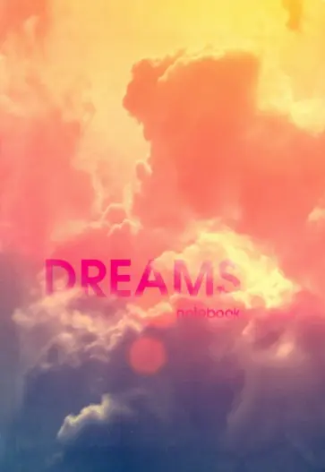 Книга для записей 80 листов, А6+ "Мечты сбываются" интегральный переплет (ЕТИ680306) обложка книги