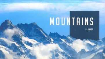 Планинг недатированный (64 листа), В горах (ПИК2166408) обложка книги