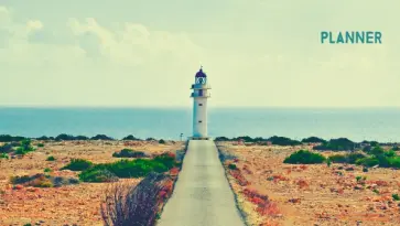 Планинг недатированный (64 листа), Дорога к маяку (ПИК2166407) обложка книги