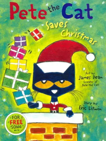 Eric Litwin - Pete the Cat Saves Christmas обложка книги