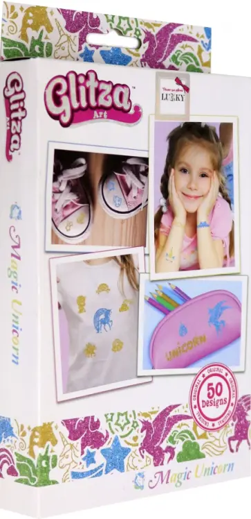 Набор для создания временных тату "Волшебные единороги" (Т18784) обложка книги