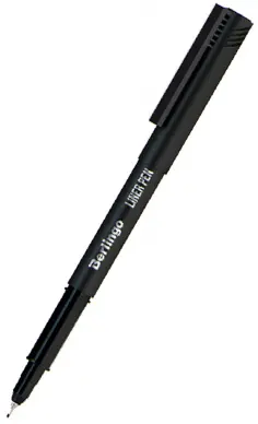 Ручка капиллярная Berlingo "Liner pen", черная, 0,4 мм (CK_40681) обложка книги
