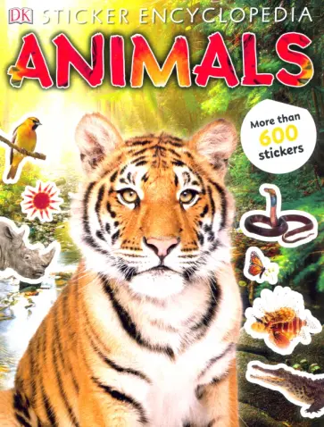 Andrea Pinnington - Sticker Encyclopedia Animals обложка книги