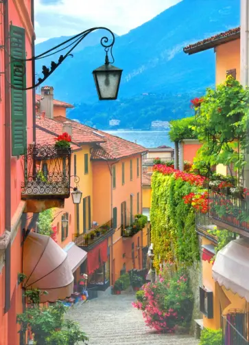 Книга для записей (120 листов, А4), Уютные улицы (КЗЛ41203182) обложка книги