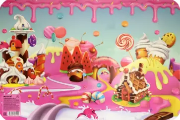 Настольное покрытие для лепки А3, в ассортименте обложка книги