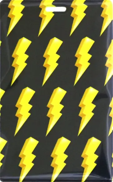 Чехол для карт "Молнии", с отверстием обложка книги