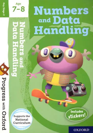 Paul Hodge - Numbers and Data Handling with Stickers. Age 7-8 обложка книги