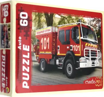 Puzzle-60 ПОЖАРНАЯ МАШИНА (П60-0974) обложка книги