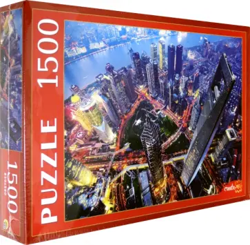Puzzle-1500 "ВЕЧЕРНИЕ НЕБОСКРЕБЫ" (ГИП1500-0625) обложка книги