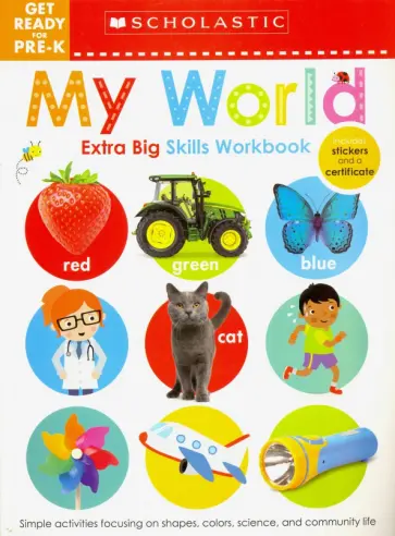 Get Ready for Pre-K Extra Big Skills Workbook. My World обложка книги