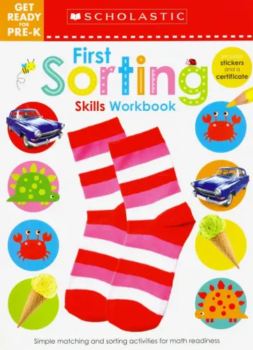 Get Ready for Pre-K Skills Workbook. First Sorting обложка книги