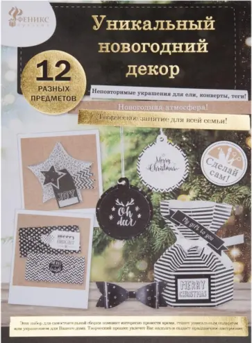 Набор для творчества. Новогодняя игрушка Чёрный (80719) Набор для творчества. Новогодняя игрушка Чёрный (80719) обложка книги