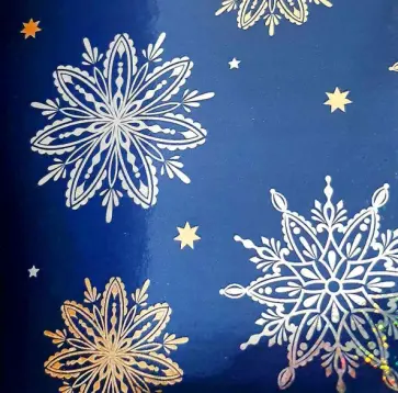 Бумага упаковочная "Снежинки" (82496) обложка книги