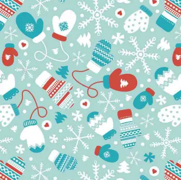 Бумага упаковочная "Варежки" (81731) обложка книги