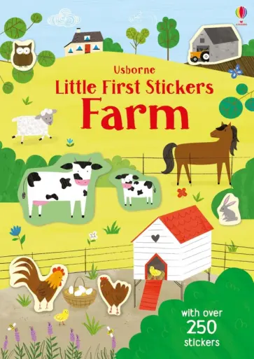 Little First Stickers. Farm обложка книги
