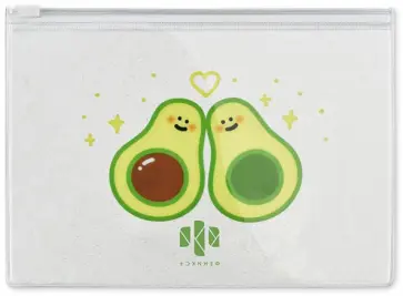 Папка для документов, пластиковая, на гибкой молнии "Авокадо" (52577) Папка для документов, пластиковая, на гибкой молнии "Авокадо" (52577) обложка книги