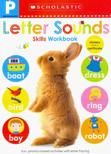 Pre-K Skills Workbook. Letter Sounds обложка книги