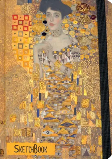 Скетчбук А5. Густав Климт. Золотая Адель обложка книги