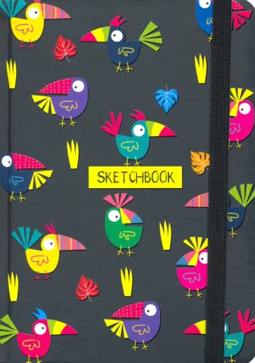 Скетчбук. Туканы. А5, 80 листов обложка книги