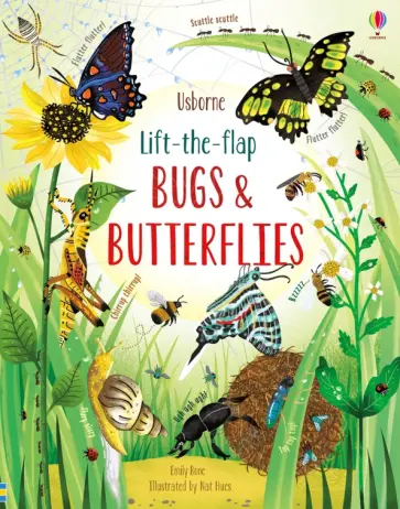 Emily Bone - Lift-the-flap. Bugs and butterflies обложка книги