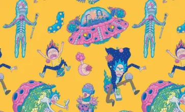 Кардхолдер. Рик и Морти (в форме книжки, 215х65 мм, желтый) обложка книги