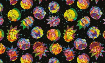 Кардхолдер. Рик и Морти (в форме книжки, 215х65 мм, черный) обложка книги