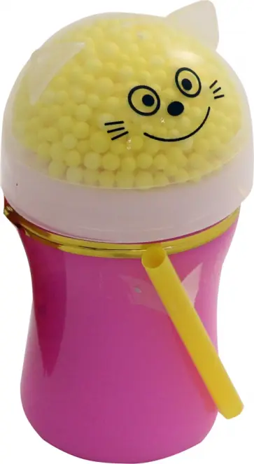 Слайм Тайм. Надувной слайм "3 Кота" с мордочкой, в ассортименте (Т18775) обложка книги