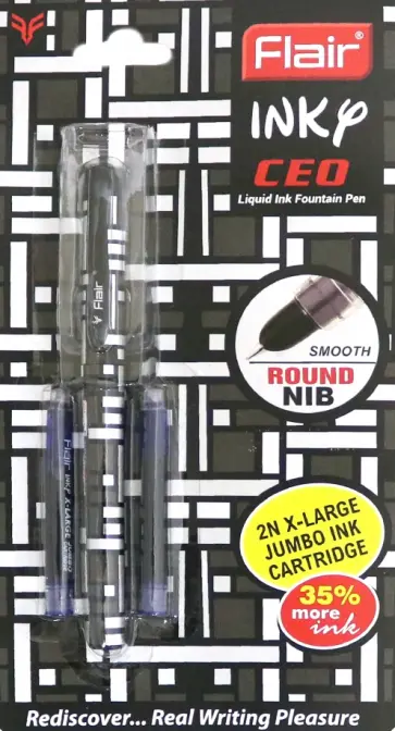 Ручка перьевая INCY CEO +2 капсулы (F-1179/синий) Ручка перьевая INCY CEO +2 капсулы (F-1179/синий) обложка книги