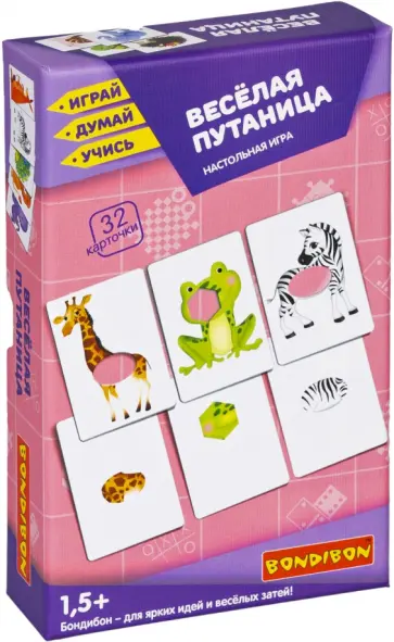 Игра настольная "Веселая путаница" (ВВ4339) обложка книги