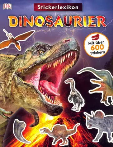 Sticker-Lexikon. Dinosaurier обложка книги