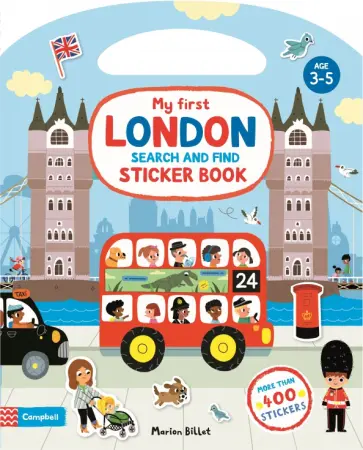 My First Search and Find London Sticker Book обложка книги