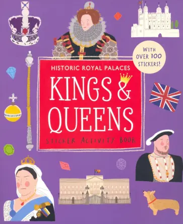 Kings and Queens. Sticker Activity Book обложка книги