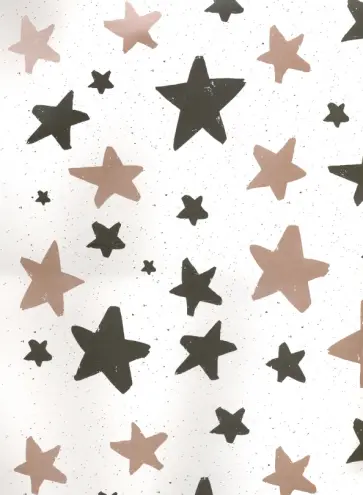 Бумага упаковочная 70*110 см Star. Большие (N2205) обложка книги