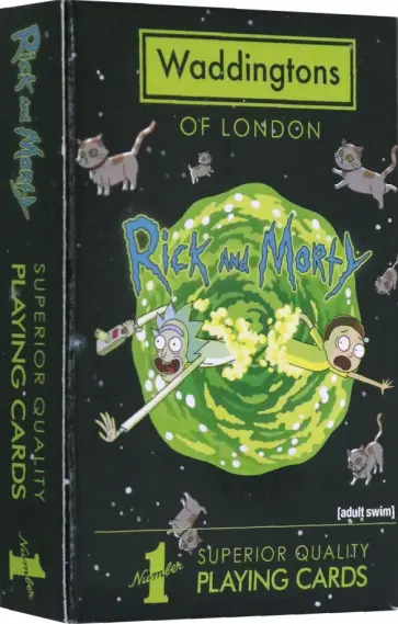 Карты игральные Rick & Morty (WM00039-EN1-12) Карты игральные Rick & Morty (WM00039-EN1-12) обложка книги