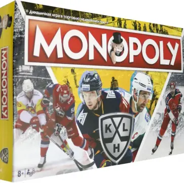 Игра настольная Монополия КХЛ новая (WM00876-RUS-6) Игра настольная Монополия КХЛ новая (WM00876-RUS-6) обложка книги