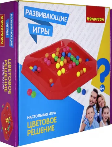 Игра настольная «ЦВЕТОВОЕ РЕШЕНИЕ» (ВВ4517) обложка книги