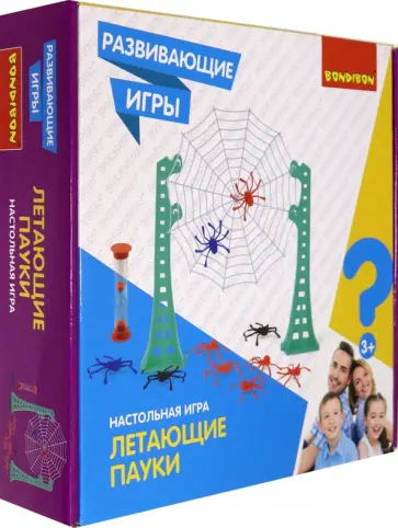 Игра настольная, развив. «ЛЕТАЮЩИЕ ПАУКИ» (ВВ4518) обложка книги