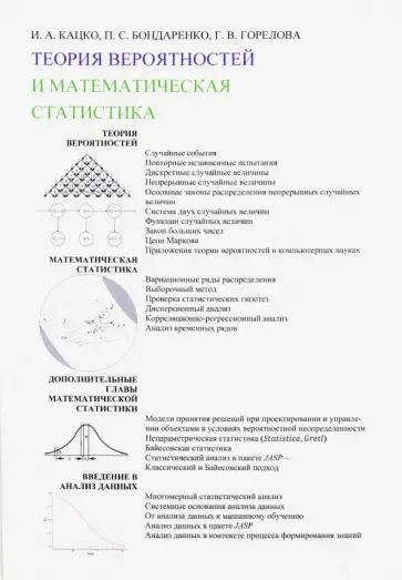 Кацко, Горелова - Теория вероятностей и математическая статистика. Учебник Кацко, Горелова - Теория вероятностей и математическая статистика. Учебник обложка книги